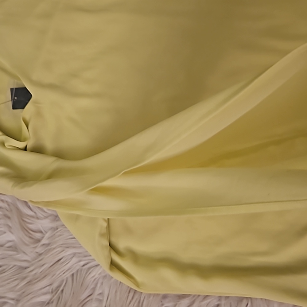 Worthington Yellow Long-Sleeve Dress – Size Medium Petite (NWT) - Picture 4 of 6